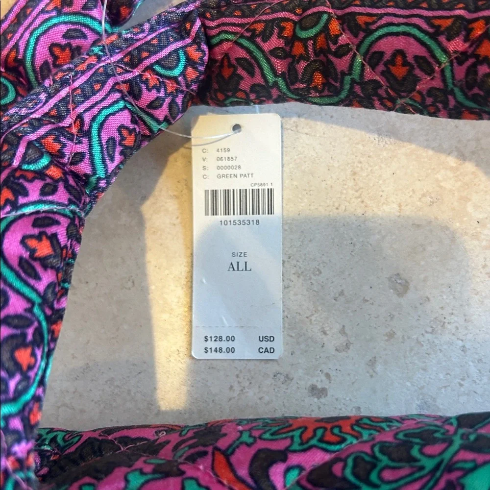 Anthropologie quilted weekender bag. New with tags - Picture 2 of 3